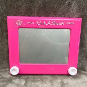 Vintage Original Ohio Art 505 Etch A Sketch Magic Screen Toy Pink C